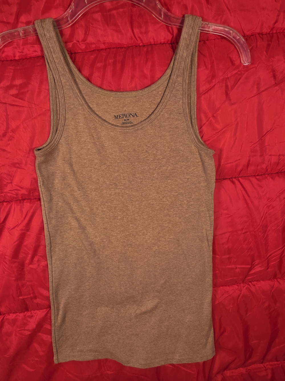 Merona Brown Sleeveless Tank Top